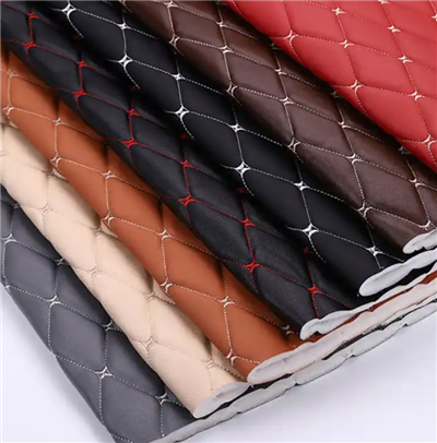 Mintás hímzés Steppelt autóbőr PVC PU bőr autószőnyegek készítéséhez