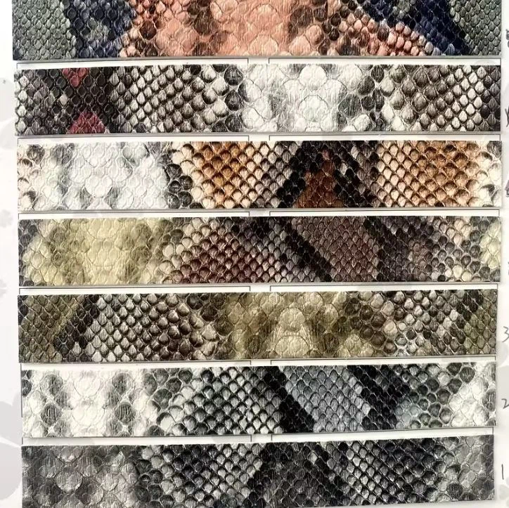 Ostrich Croco Snake And Python Pu Leather Vs Artificial Leathe